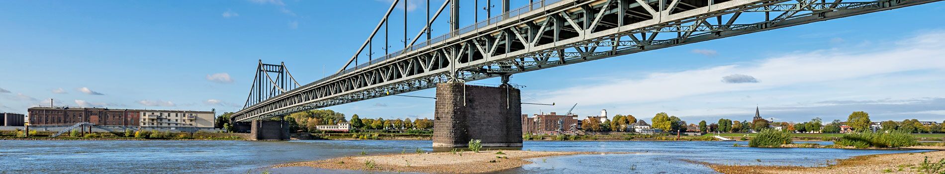 Layoutbild zur Gestaltung - Brücke Krefeld